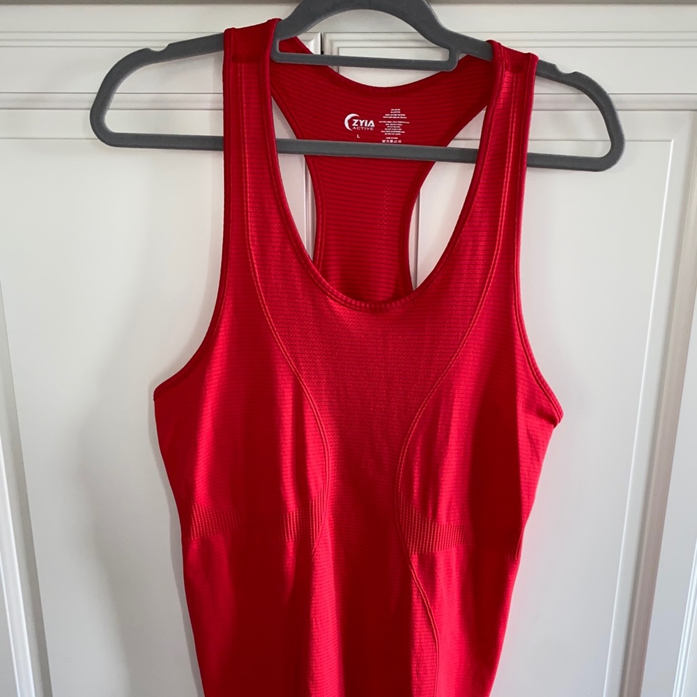 Zyia Red Copper Charged Tank